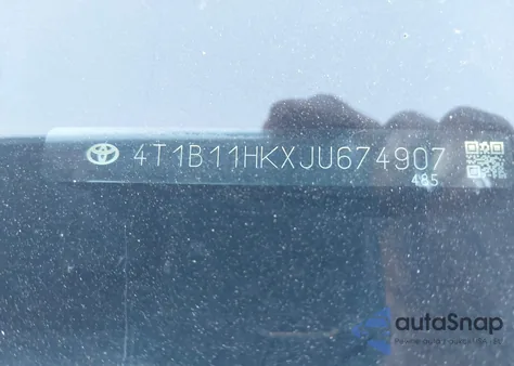 2018 Toyota Camry Le from USA, damaged, VIN 4T1B11HKXJU674907